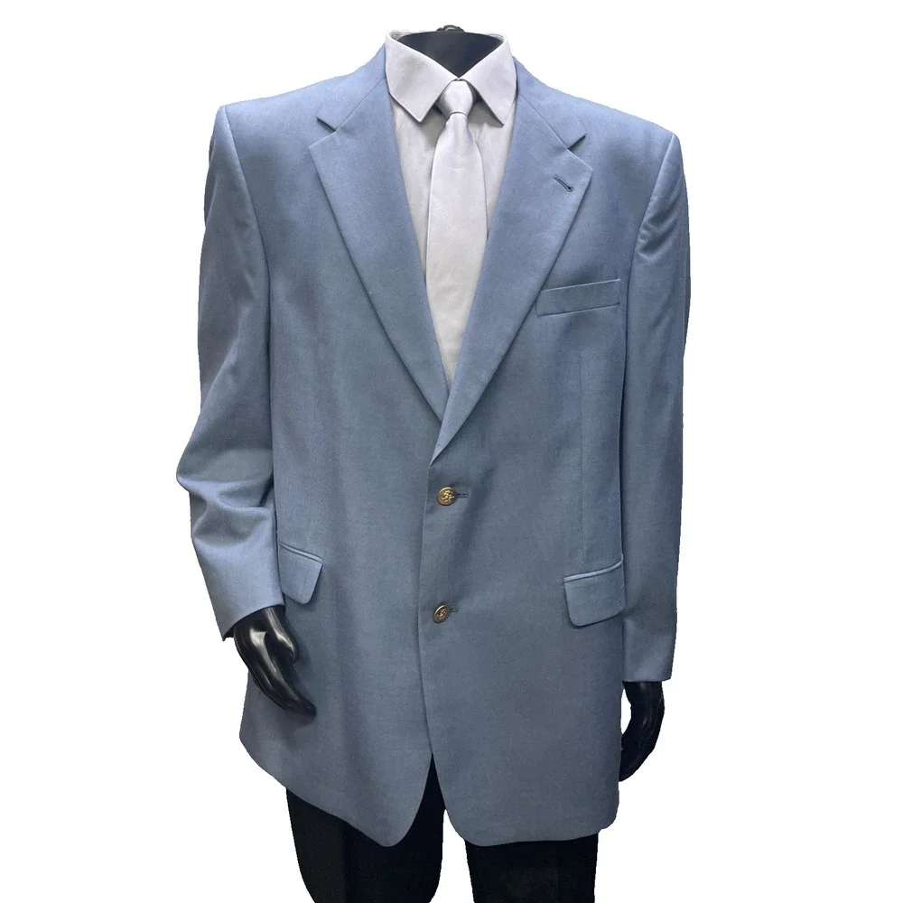 Vintag Jack Nicklaus Tournament Series Golf Blazer Blue 48R Sport Coat 2-Button